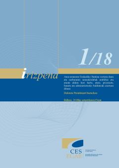 1/18 Irizpena, Ama-esnearen Euskadiko Bankua sortzen duen eta norberaren semeak/alabak erabiltze eta emate aldera hori hartu, atera, prozesatu, banatu eta administratzeko baldintzak ezartzen dituen DP